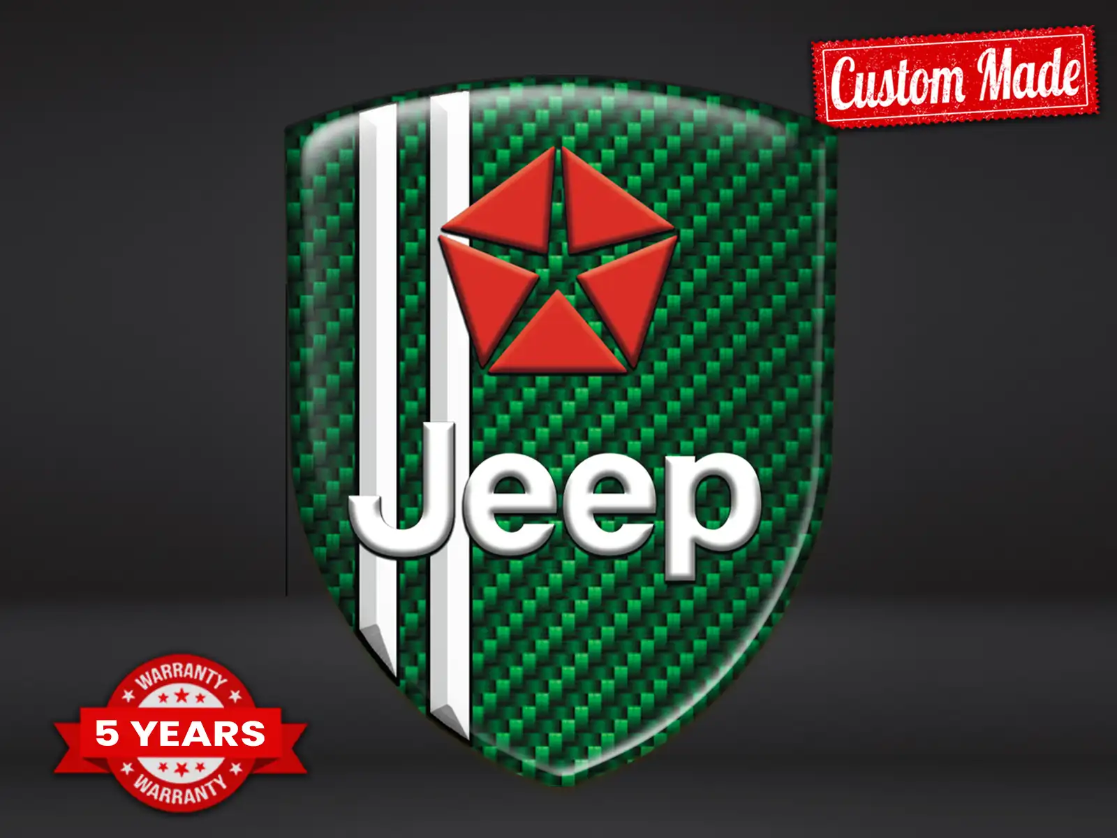 Jeep Etiqueta Impermeable Resistente Limitada Universal
